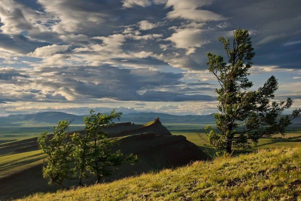 Республика Хакасия степь