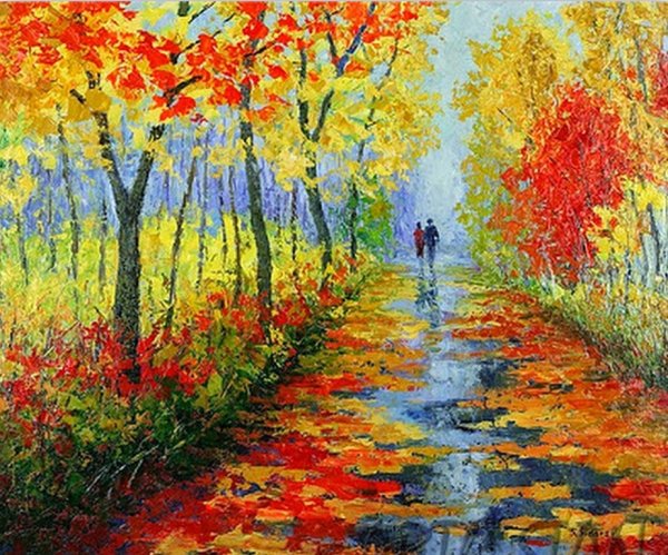 Осенний пейзаж изо