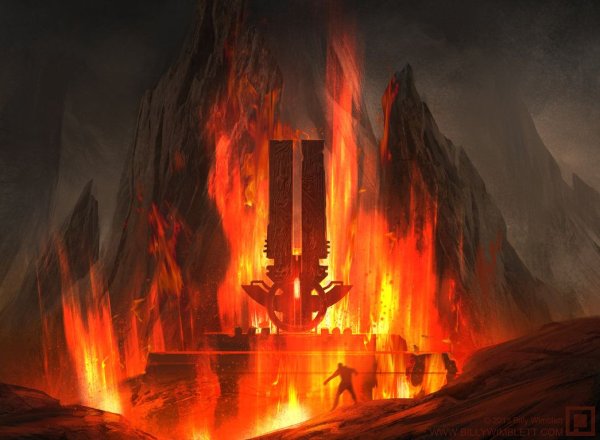 Замок из огня