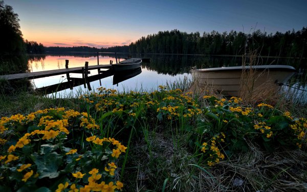 Финляндия природа озера