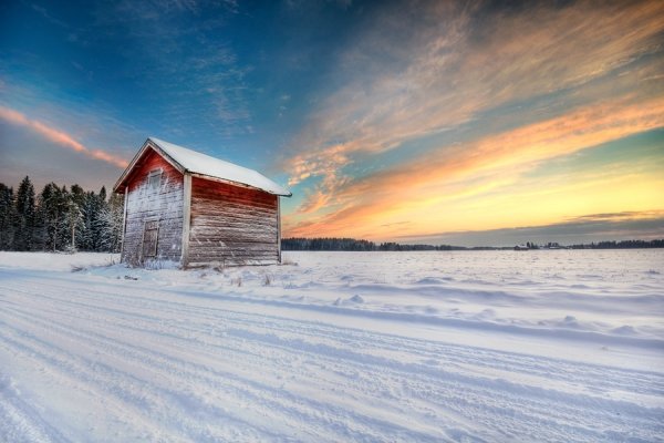 Тихое зимнее место