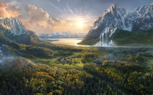 Фэнтези Гористая Долина