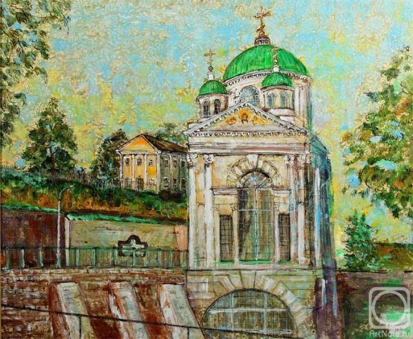 Художник Алишевич картина храм Иоанна Предтечи