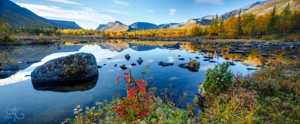 Кольский полуостров Хибины тундры