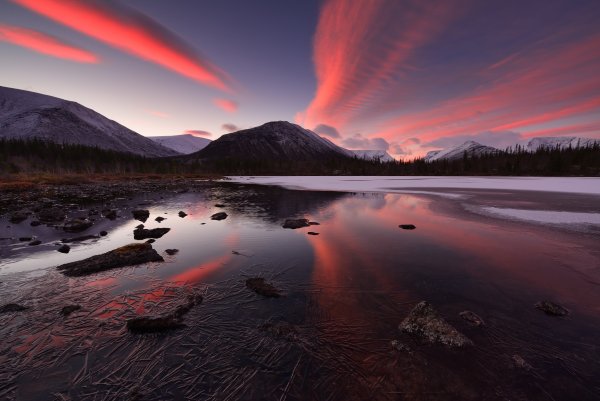 Горный массив Хибины Заполярный