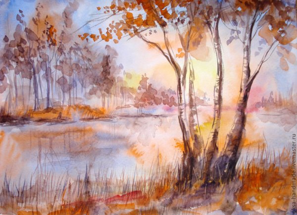 Рисунки красками