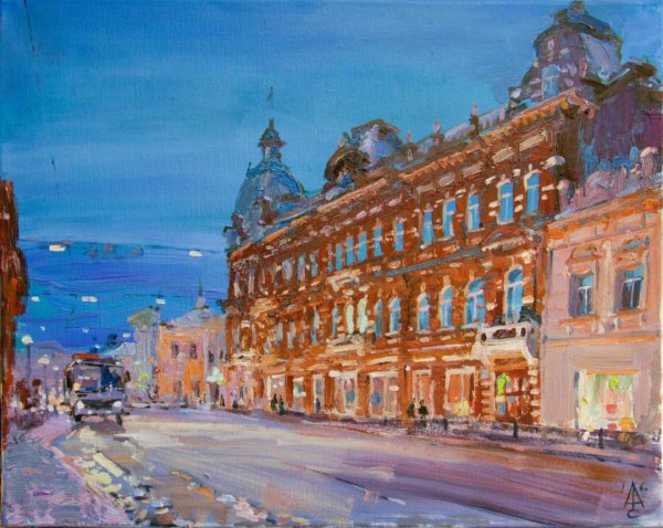 Томский художник акварель Томск