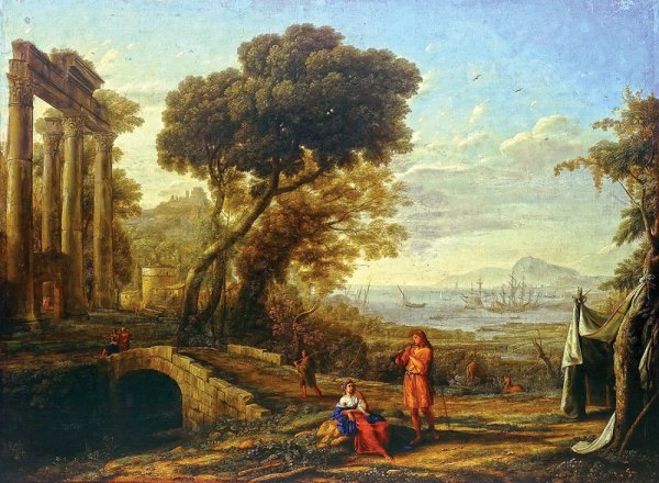 Клод Лоррен отплытие царицы савской 1648