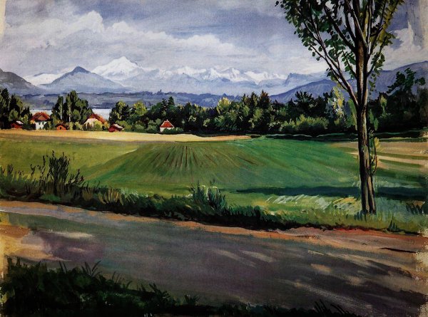 Зинаида Серебрякова пейзажи