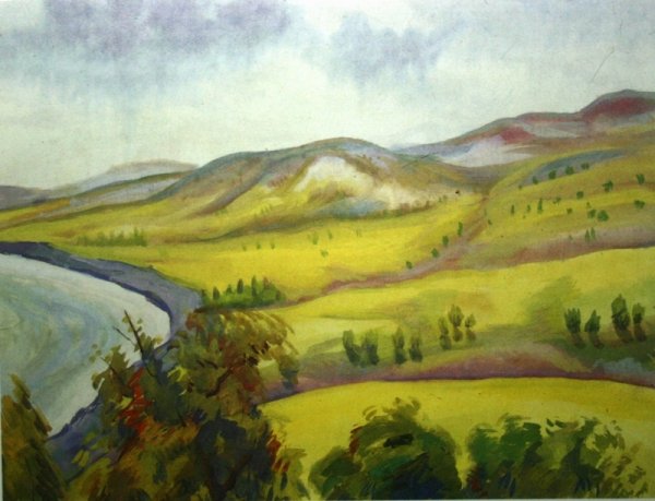 Зинаида Евгеньевна Серебрякова пейзажи