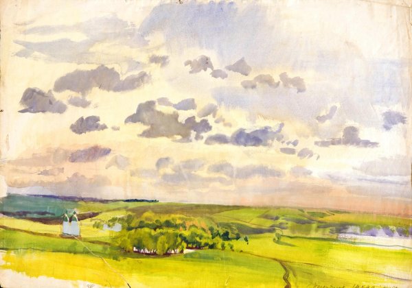 Серебрякова Зинаида Евгеньевна. Осень. 1910