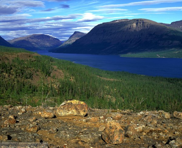 Озеро лама плато Путорана