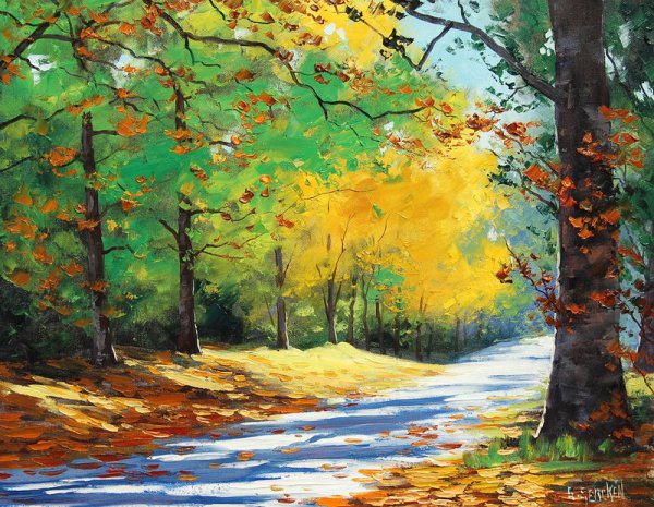 Осенний пейзаж детский сад