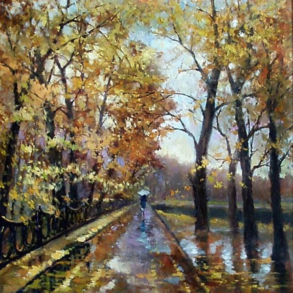 Осенние пейзажи художник Козлов Дмитрий