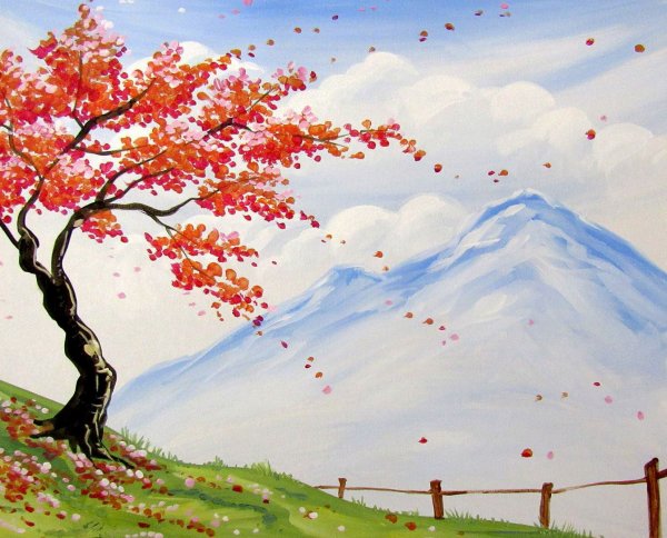 Пейзаж рисунок