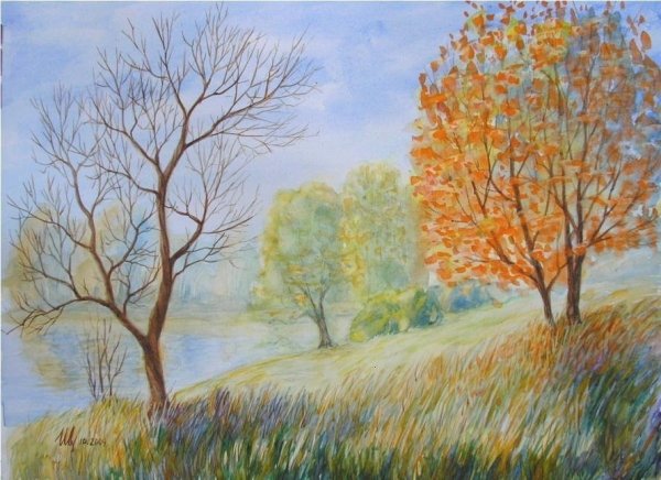 Краски осени рисунок