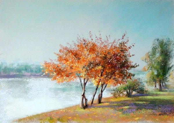 Пастель масляная Вера Кавура