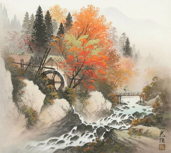 Японский художник Koukei Kojima