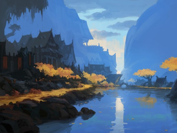 Воксельный пейзаж