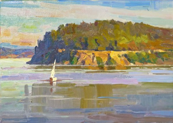 Живопись Академическая пейзаж этюды