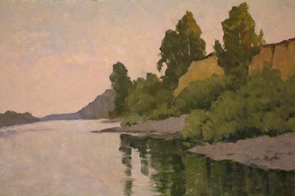 Река Волга картина