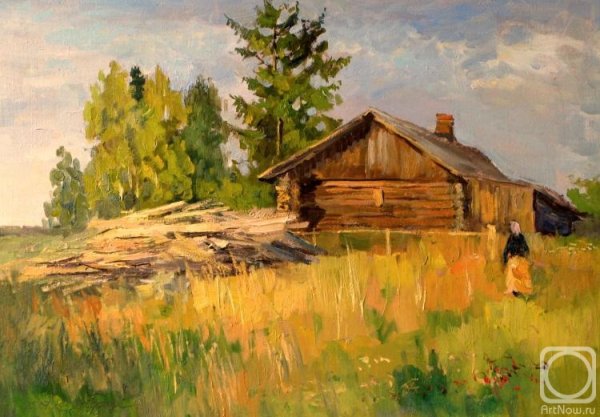 Этюды Левитана маслом