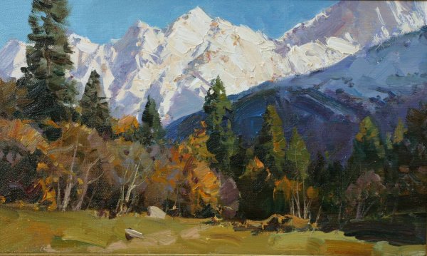 Пейзаж Академия Глазунова этюды