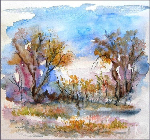 Рисунки акварелью