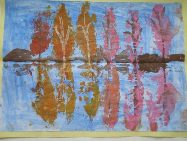 Осенний пейзаж Алла Прима