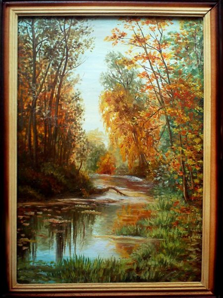 Шишкин Иван Иванович осенний пейзаж парк в Павловске