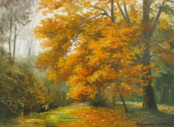 Шишкин осенний лес картина