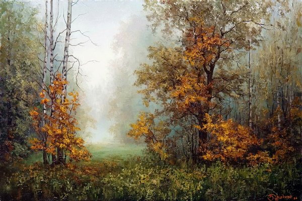Художник Бурмакин Евгений пейзажи