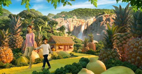 Пейзажи из продуктов питания Карла Уорнера