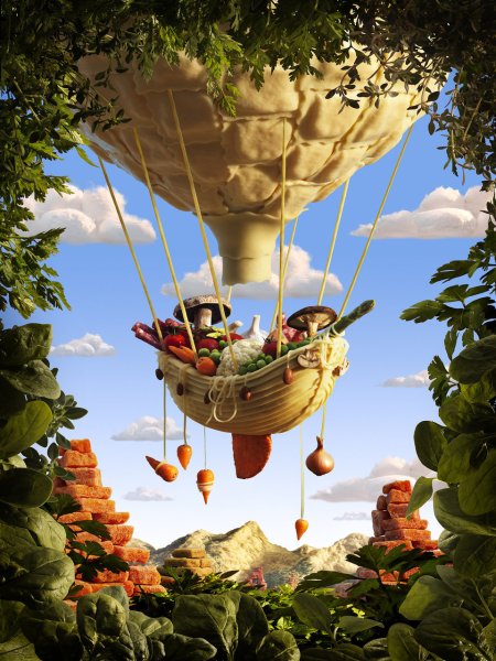 Съедобные пейзажи Карла Уорнера