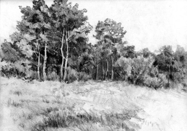 Карандашные Наброски Левитана