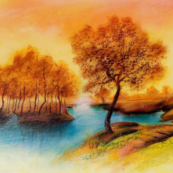 Рисунок на тему осень