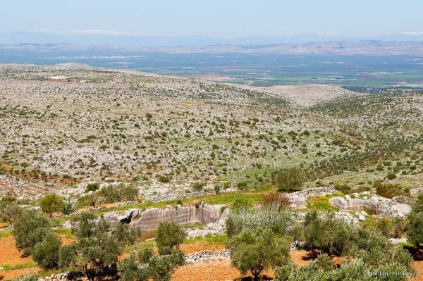 Ландшафт местности Сирии город Дамаск