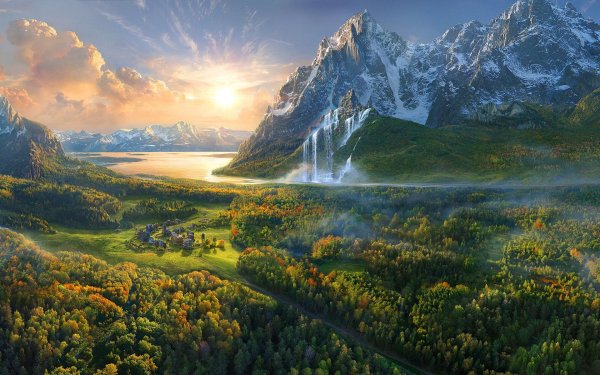 Фэнтези пейзажи