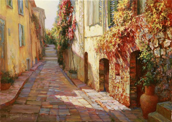 Улочки Германии живопись