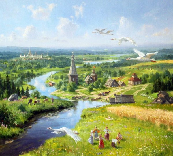 Художник Жданов Владимир - деревня