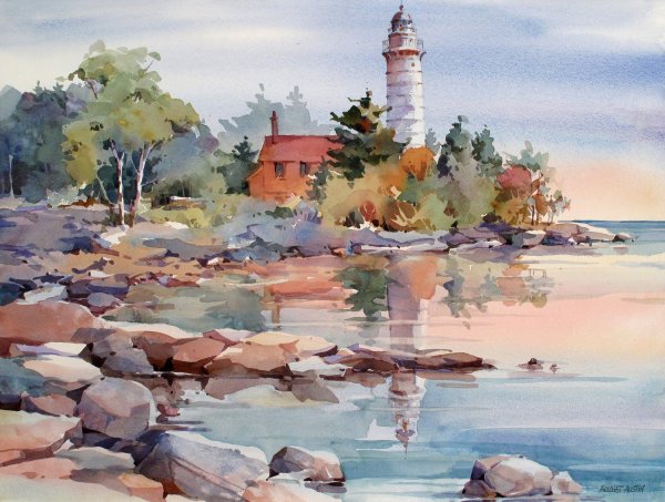 Акварельные пейзажи Бриджит аустин