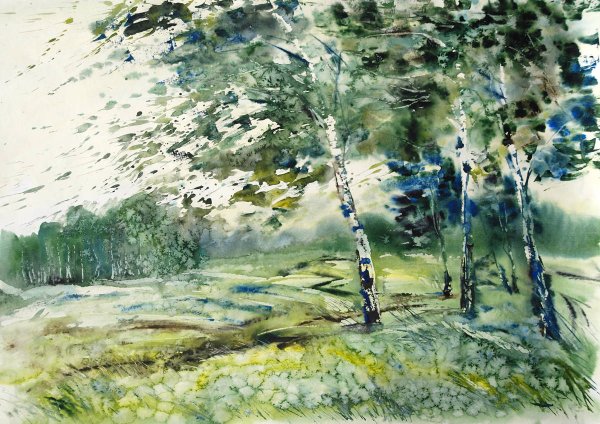 Этюды художников живописцев пейзажи акварелью