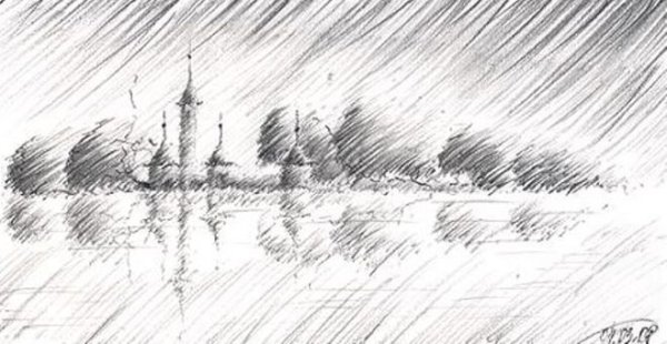 Графический пейзаж города