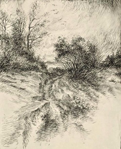 Пейзаж в графике