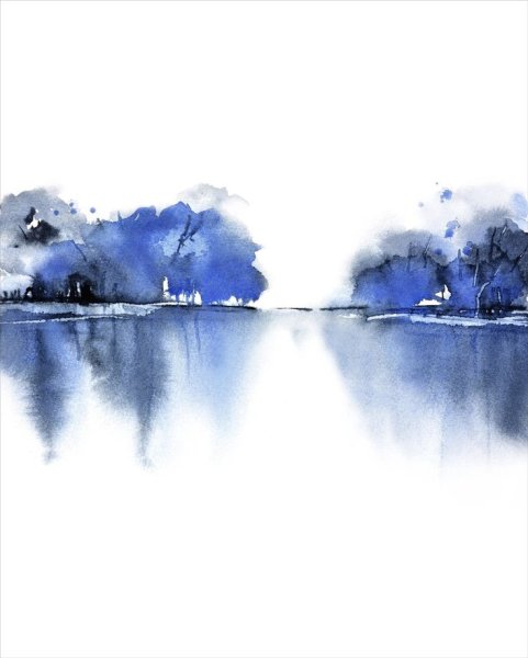 Пейзаж монохром