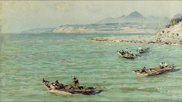 Николай Никанорович Дубовской на Волге