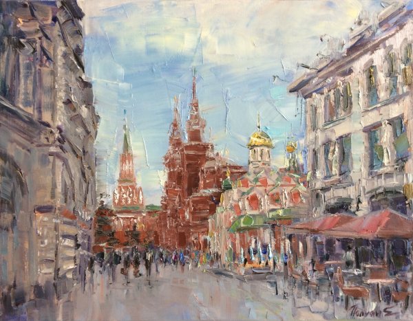 Живопись,Елена Полуян, Москва и улицы