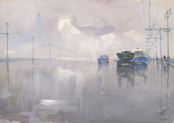 Дождь в Советской живописи