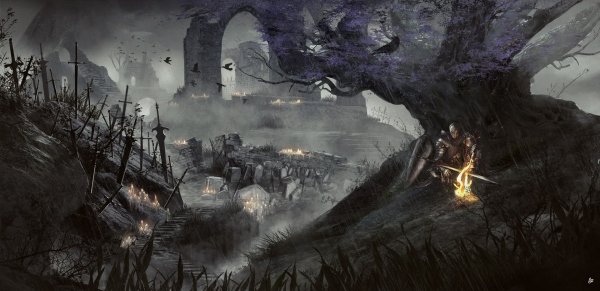 Дарк соулс 1 локации арт