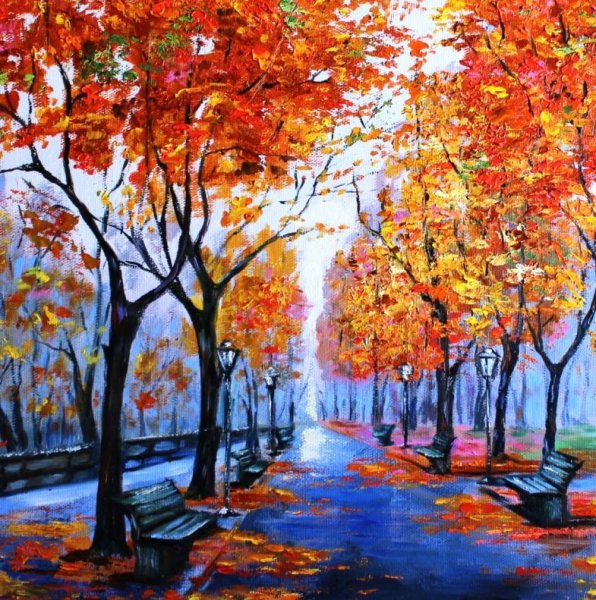 Осенние рисунки